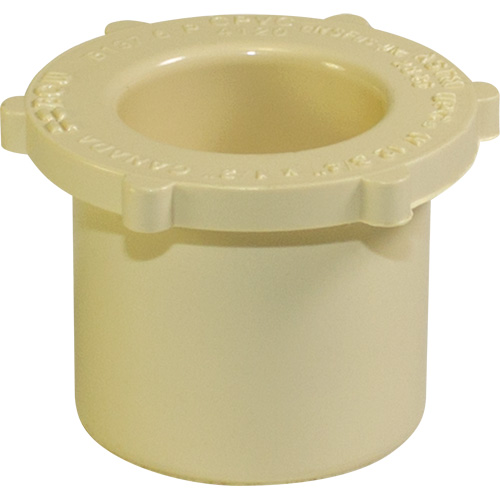 Flowguard Gold&reg; Pipe Bushing, 3/4" x 1/2", Spigot x Hub, CPVC Distribution Industrielle GC