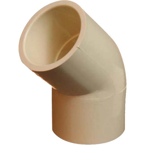 Raccord coude 45° Flowguard Gold, Standard, PVC-C, 1/2" Distribution Industrielle GC