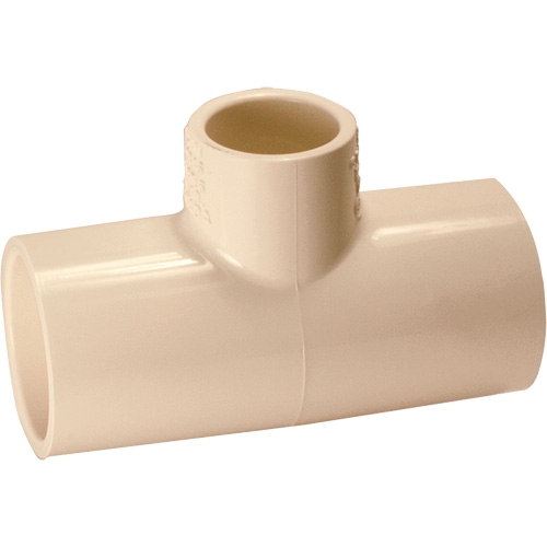 Flowguard Gold&reg; Tee Fitting, Reducing, CPVC, 1-1/4" x 1" x 1/2" Distribution Industrielle GC