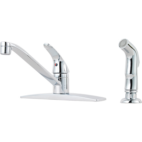 Robinet de cuisine avec pulv&eacute;risateur s&eacute;rie Pfirst Distribution Industrielle GC