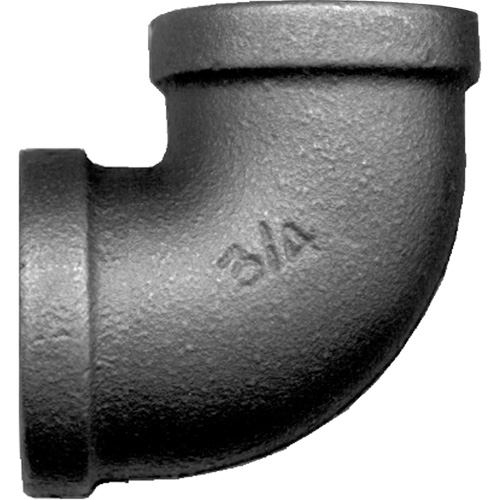 Coude femelle 90° pour tuyau, FPT, Acier, 1-1/2" Distribution Industrielle GC