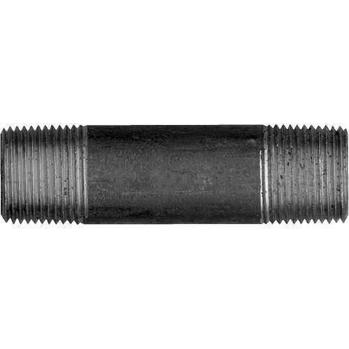 Long Pipe Nipple, Black Iron, 3/8", NPT x NPT Distribution Industrielle GC