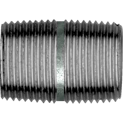 Close Pipe Nipple, Galvanized, 1", NPT x NPT Distribution Industrielle GC
