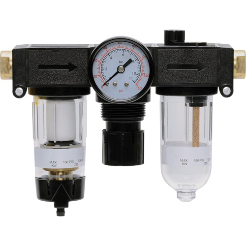 Filtre, d&eacute;tendeur & lubrificateur Modulair 200, 1/4" NPTF Distribution Industrielle GC