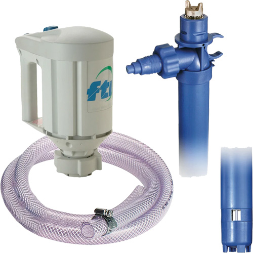 Trousse de pompe pour baril PFM-40 avec moteur M3V, Polypropyl&egrave;ne/PVDF/Acier inoxydable Distribution Industrielle GC
