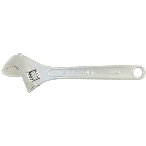 AW-12 Adjustable Wrench, 12" L, 1-1/2" Max Width, Chrome Distribution Industrielle GC