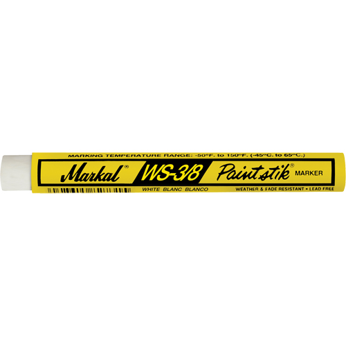 B&acirc;ton de peinture WS-3/8 Paintstik, B&acirc;ton plein, Blanc Distribution Industrielle GC