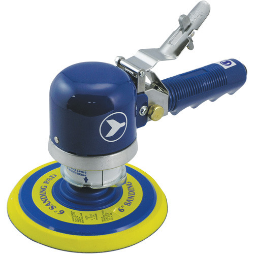 Heavy-Duty Dual-Action Quiet Random Orbit Sander, 6" Dia., 1/4" NPT Inlet, 10000 RPM Distribution Industrielle GC