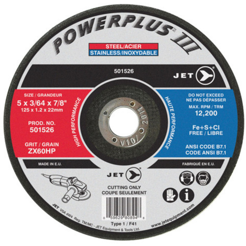 POWERPLUS&reg; Cut-Off Wheel, 4-1/2" x 3/64", 7/8" Arbor, Type 1, 13300 RPM Distribution Industrielle GC