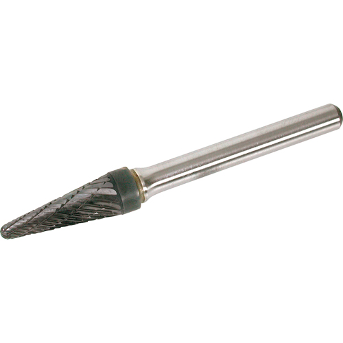 Solid Carbide Burr, SL-1, 1/4" Dia., 1/4" Shank, 5/8" Depth of Cut Distribution Industrielle GC