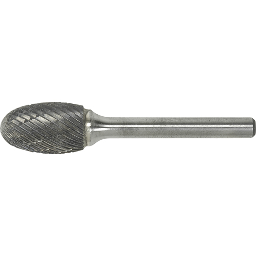 Solid Carbide Burr, SE-1, 1/4" Dia., 1/4" Shank, 3/8" Depth of Cut Distribution Industrielle GC