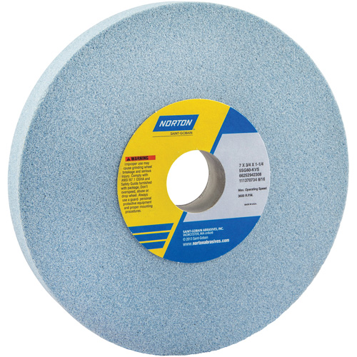 Tool Room Wheel, Type 01, Ceramic Alumina, 7" x 3/4" Distribution Industrielle GC