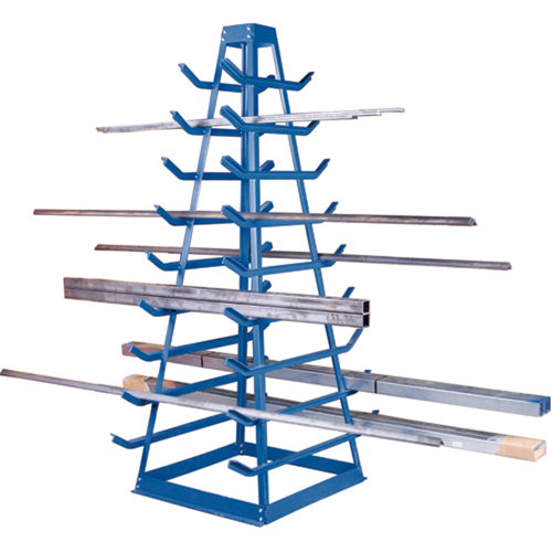 Support pour tuyaux, Horizontal, 9 Niveaux, 18" la x 40" p x 84" h, 1800 lb Cap. Distribution Industrielle GC