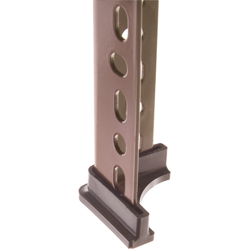 Accessoires pour corni&egrave;res perfor&eacute;es - Pied en plastique (montant simple) Distribution Industrielle GC