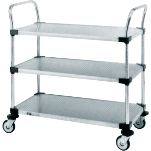 Chariots utilitaires pour service r&eacute;gulier, 2 Tiers, 24" la x 39" h x 36" p, Capacit&eacute; 500 lb Distribution Industrielle GC