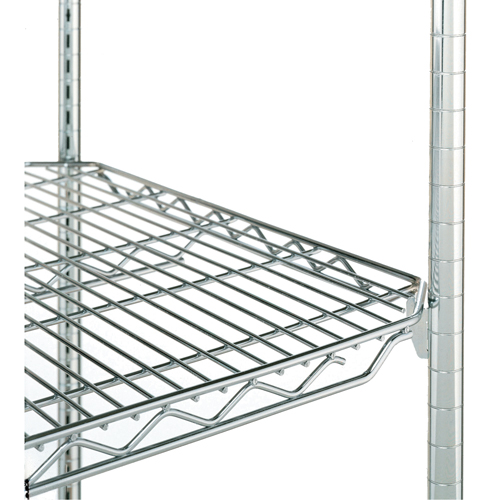 Qwikslot Adjustable Shelving Unit, 4 Tiers, 48" W x 54" H x 24" D Distribution Industrielle GC