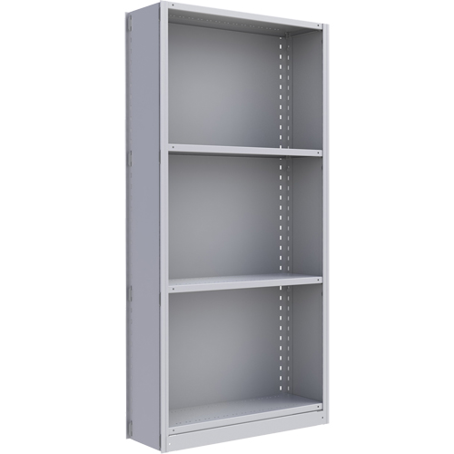 Interlok Shelving Unit, Steel, Boltless, 800 lbs. Capacity, 36" W x 76" H x 24" D Distribution Industrielle GC