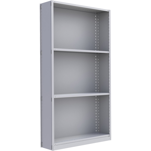 Interlok Shelving Unit, Steel, Boltless, 450 lbs. Capacity, 48" W x 88" H x 24" D Distribution Industrielle GC