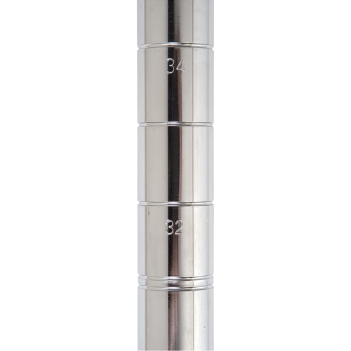 Montant pour &eacute;tag&egrave;res en treillis chromat&eacute; &agrave; usage standard, 74" ha Distribution Industrielle GC