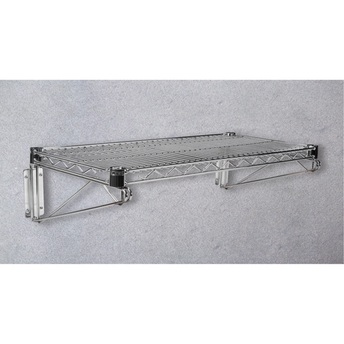 Tablette en treillis pour &eacute;tag&egrave;re robuste en treillis chromat&eacute;, 30" la x 14" p, Capacit&eacute; de 800 lb Distribution Industrielle GC