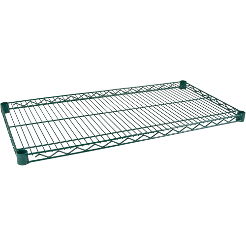 Tablette pour &eacute;tag&egrave;re robuste en treillis au fini d'&eacute;poxyde vert, 36" la x 24" p, 800 lb Capacit&eacute; Distribution Industrielle GC