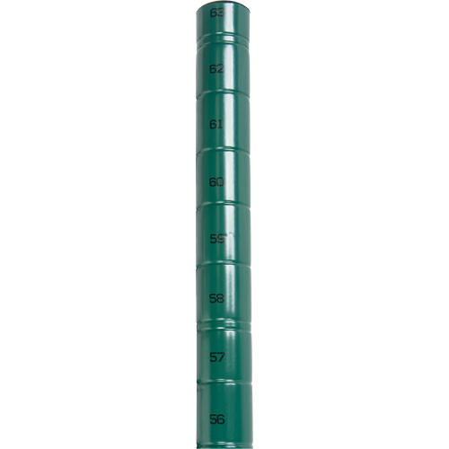 Heavy-Duty Green Epoxy Finish Wire Shelving Post Distribution Industrielle GC