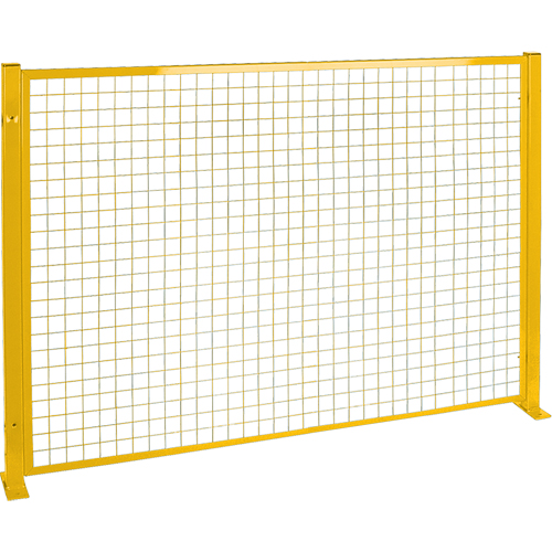 Mesh Style Perimeter Guard, 4' H x 8' W, Yellow Distribution Industrielle GC