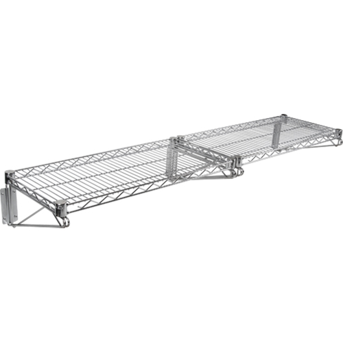 Wall Mount Wire Shelving Kit, Double Bracket, 200 lbs. Capacity, 14" D Distribution Industrielle GC