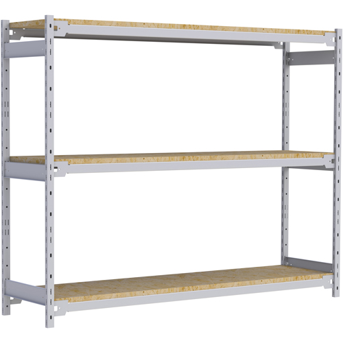 Wide Span Record Storage Shelving, Steel, 3 Shelves, 72" W x 18" D x 60" H Distribution Industrielle GC