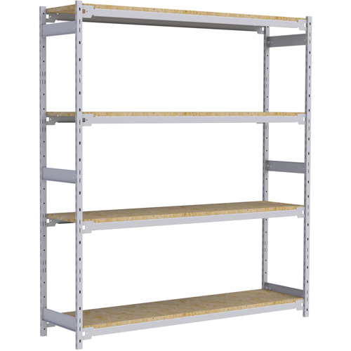 &eacute;tag&egrave;re-classeur de grande largeur, Acier, 4 Tablettes, 72" la x 18" p x 84" h Distribution Industrielle GC