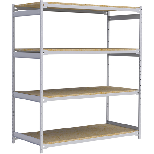 &eacute;tag&egrave;re-classeur de grande largeur, Acier, 4 Tablettes, 72" la x 32" p x 84" h Distribution Industrielle GC