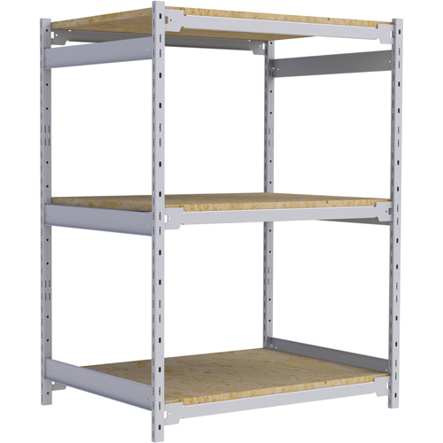 Wide Span Record Storage Shelving, Steel, 3 Shelves, 42" W x 32" D x 60" H Distribution Industrielle GC