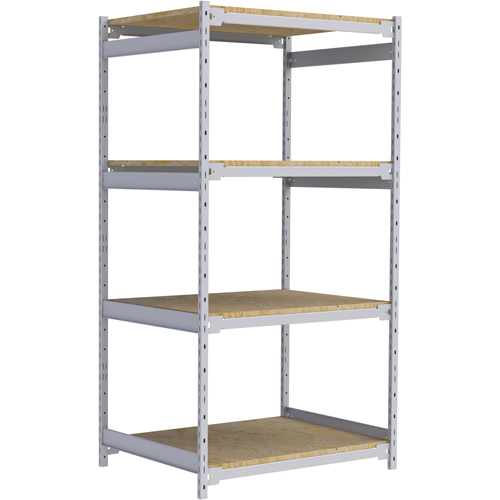 &eacute;tag&egrave;re-classeur de grande largeur, Acier, 4 Tablettes, 42" la x 32" p x 84" h Distribution Industrielle GC