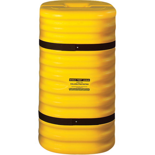 Protecteur de colonne, Ouverture int&eacute;rieure 8" x 8", 24" lo x 24" la x 42" h, Jaune Distribution Industrielle GC