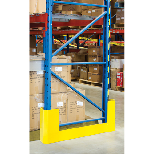 Racking Aisle Protectors, 3" W x 53" L x 16" H, Safety Yellow Distribution Industrielle GC