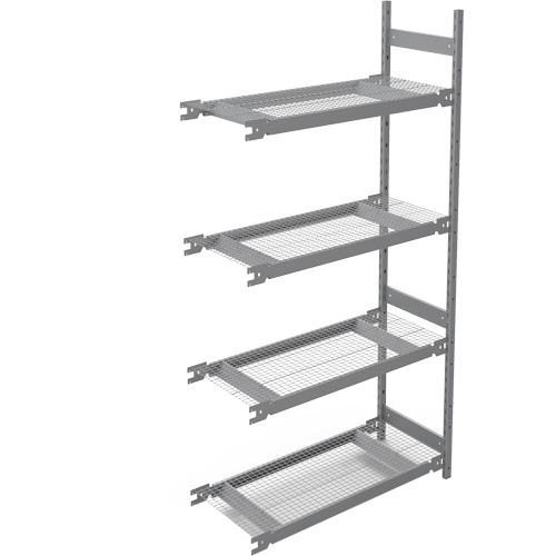 &eacute;tag&egrave;re de grande largeur, Acier, Sans boulons, Capacit&eacute; 1340 lb, 42" la x 84" h x 18" p Distribution Industrielle GC