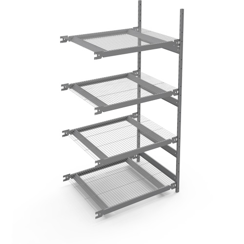 &eacute;tag&egrave;re de grande largeur, Acier, Sans boulons, Capacit&eacute; 1340 lb, 42" la x 84" h x 32" p Distribution Industrielle GC