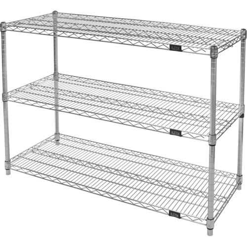 &eacute;tag&egrave;res robustes en treillis chromat&eacute;, Tiers 3, 30" la x 33" h x 14" p Distribution Industrielle GC