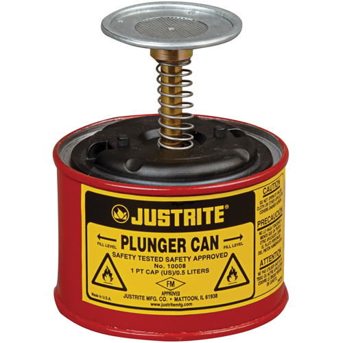 Plunger Cans, 1 pt. Capacity Distribution Industrielle GC