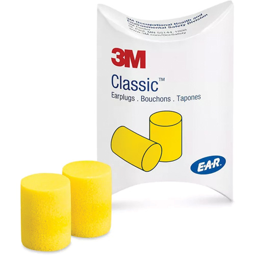 E-A-R Classic Earplugs, Pair - Pillow Pack Distribution Industrielle GC