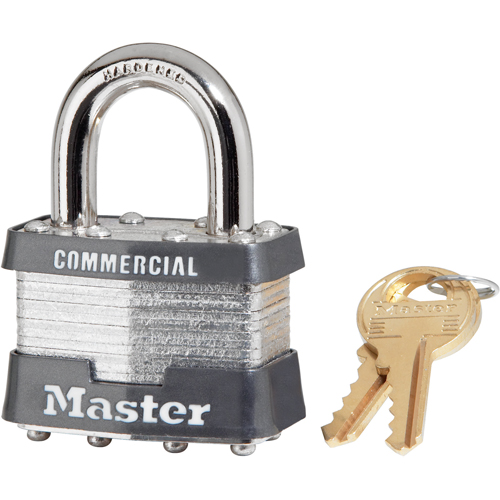 Cadenas commerciaux - mod&egrave;le 1KA, Cl&eacute;s identiques, Acier lamin&eacute;, Largeur de 1-3/4" Distribution Industrielle GC