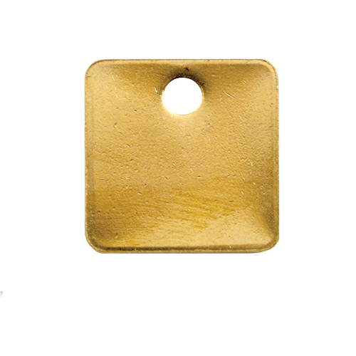 Blank Tags, Brass, 1.25" dia Distribution Industrielle GC