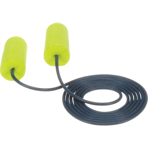 Bouchons d'oreilles d&eacute;tectables E-A-Rsoft, Avec cordon, R&eacute;gulier, Vrac - Sac en poly, NRR dB 32 Distribution Industrielle GC