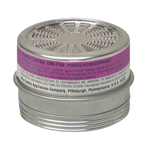 Comfo&reg; Respirator Cartridges, Gas/Vapour Cartridge, Acid Gas/P100 Distribution Industrielle GC