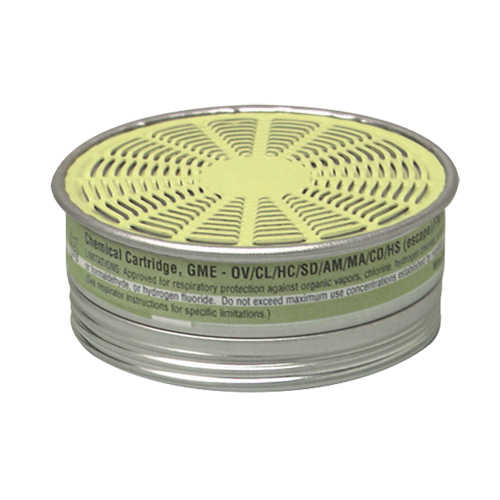 Cartouches pour respirateurs Comfo, Cartouche gaz/vapeur, Gaz multiples/Vapeur organique Distribution Industrielle GC