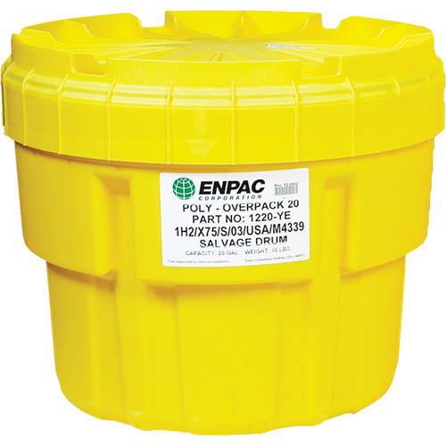 Poly-Overpack&reg; 20 Salvage Drum, 20 US gal., Stationary Distribution Industrielle GC