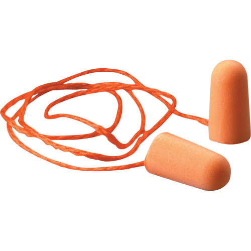 E-A-R Foam Earplugs, Pair - Polybag, Corded Distribution Industrielle GC