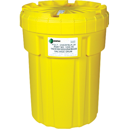 Poly-Overpack&reg; 30 Salvage Drum, 30 US gal., Stationary Distribution Industrielle GC