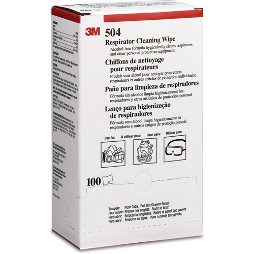 Serviettes de nettoyage pour respirateurs, Lingettes Distribution Industrielle GC