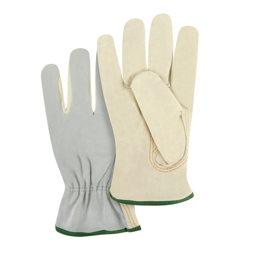 Split Back Driver's Gloves, Medium, Grain Cowhide Palm Distribution Industrielle GC